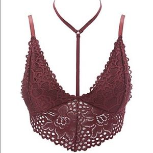 Lace strap bralette